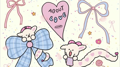 可爱的小蛇温馨