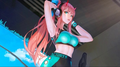 听音乐健身的02