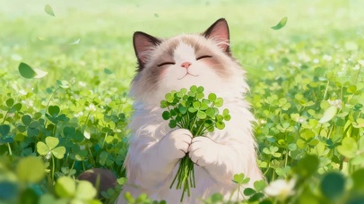 三叶草猫咪