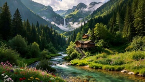 深山木屋
