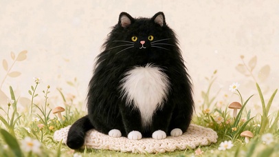 花间小黑猫