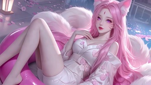 樱落粉发狐姬阿狸