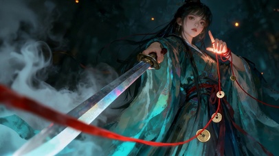 红绳剑姬的雾隐秘章唯美古风剑语