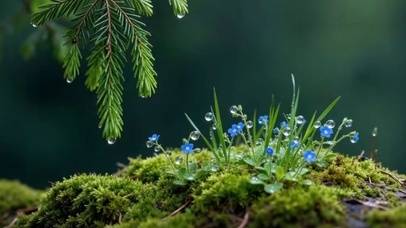 苔间清露