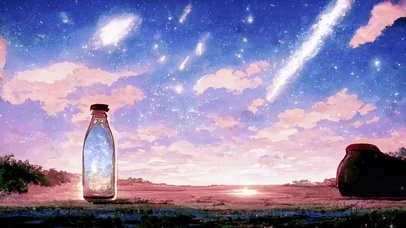 星空许愿瓶幸运降临