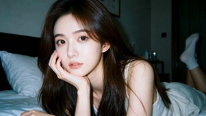 清纯18岁少女居家闺房照