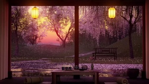 春雨樱花园