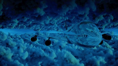 4K超清60帧飞机光影—午夜版