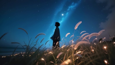 星空下的少年