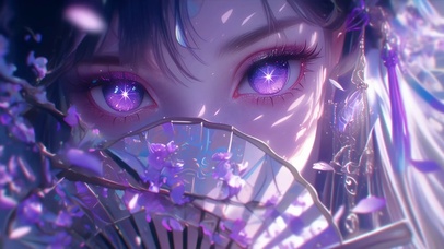 花栖玉扇