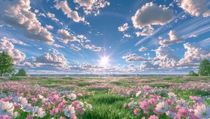 治愈花海壁纸