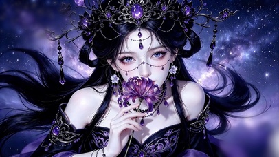 紫色彼岸花妖姬