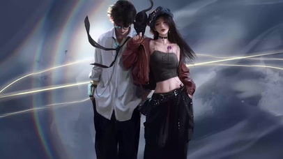 帅哥美女情侣壁纸