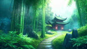 竹林听雨