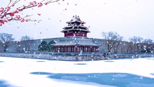 唯美故宫雪景