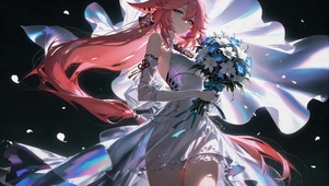 炫彩粉毛少女八重神子