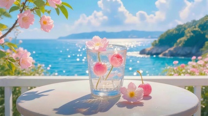 海边樱桃气泡水