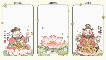 分区待办壁纸-财神