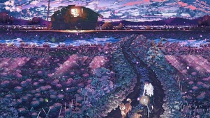夕阳花圃