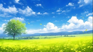 油菜花田