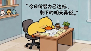 累了就睡剩下明天再说