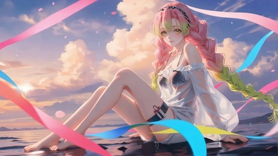 海岸少女甘露寺蜜璃