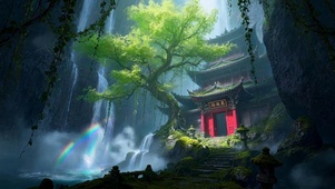 彩虹云雾小镇