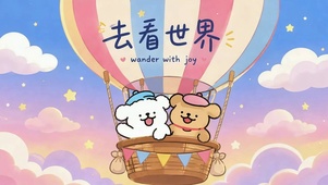 热气球小狗去看世界