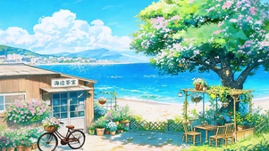 海边茶室 治愈护眼
