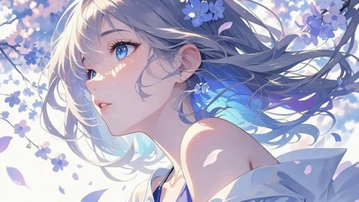 浅岚间花枝少女（4K)