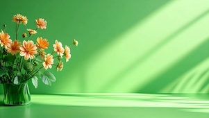 小清新护眼鲜花
