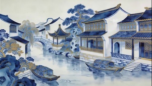 景德镇江南瓷画