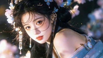 古风治愈女孩