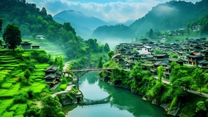 古镇美景