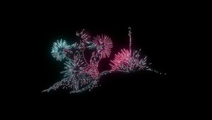 粒子4K循环锁屏壁纸