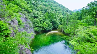 夏日青山绿水