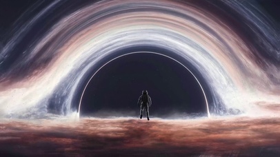 宇航员黑洞边缘