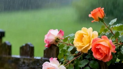 雨天带鱼屏