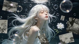水下女孩