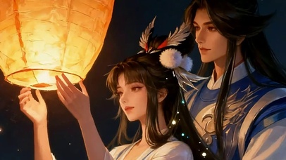 嫦娥后羿孔明灯