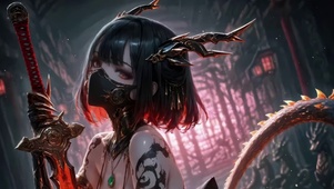 持剑龙女