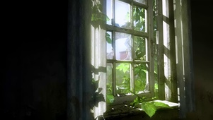 夏天窗外