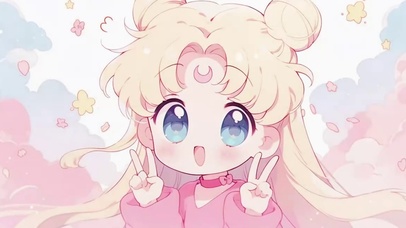 比耶的动漫美少女