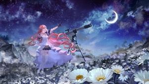 秋绘月夜