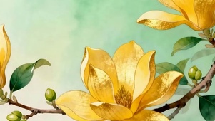 护眼树枝带鱼屏
