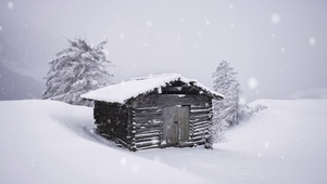 4K超清60帧【飘雪的小屋】