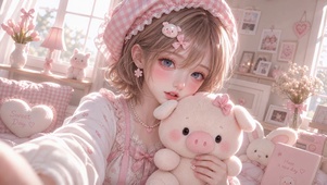 甜美元气少女