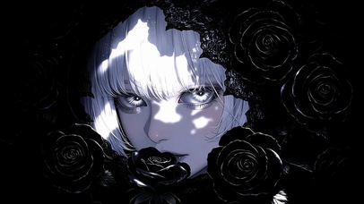 暗夜玫瑰美女