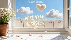 和9月告别接住10月好运