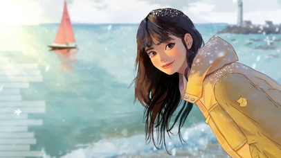 碧波湾 美少女